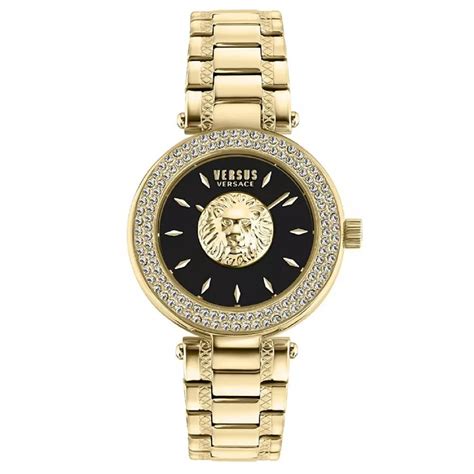 versace bricklane|Versus Versace Women's Brick Lane Lion Crystal 36MM Bracelet .